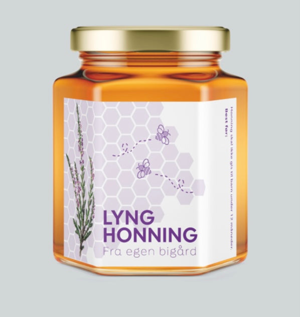 Lynghonning etikett