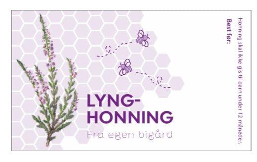 Lynghonning etikett