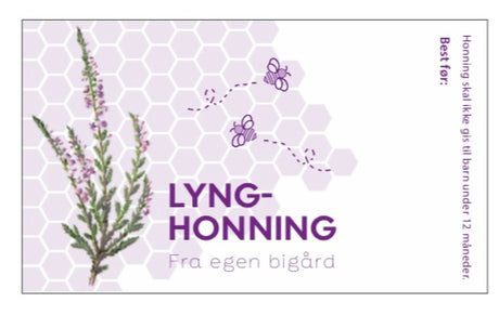 Lynghonning etikett