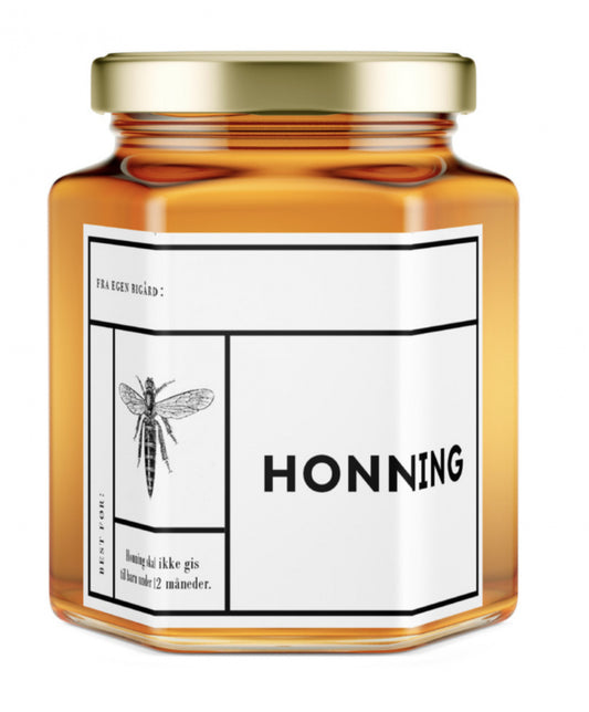 Etikett med egen tekst