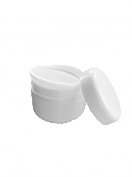 Hvit plastboks 60 ml