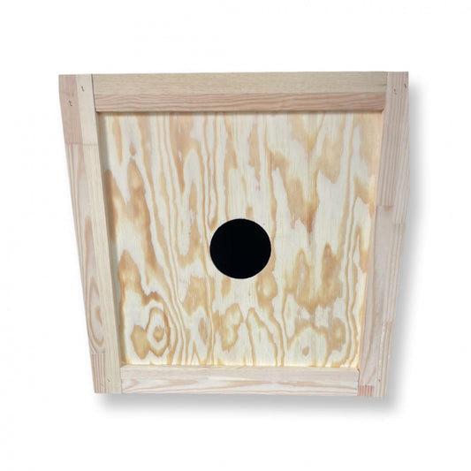 Bitømmerbrett med rundt hull