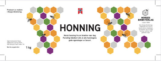 Plastboks med dekor 500 g